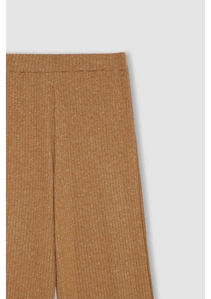 Pantolon Traditional Flare Fit Düz Paça Fitilli Kaşkorse D6050AX24AU