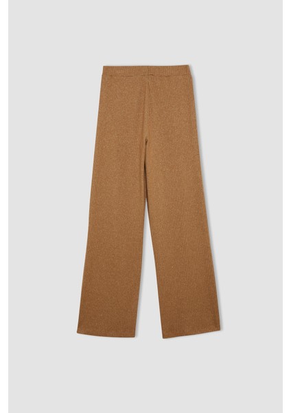 Pantolon Traditional Flare Fit Düz Paça Fitilli Kaşkorse D6050AX24AU