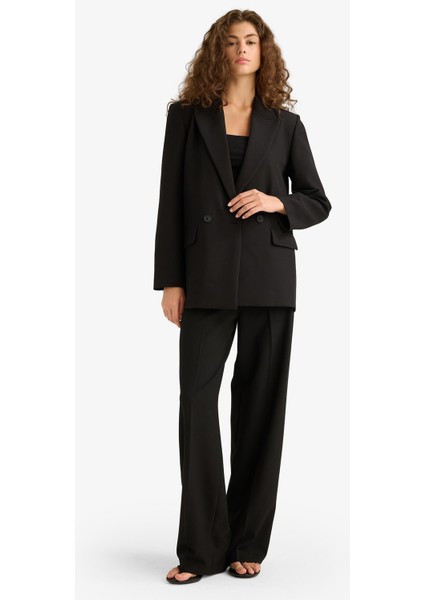 Straight Fit Fleto Cepli Normal Bel Standart Boy Pantolon F6214AX25AU fiyatları