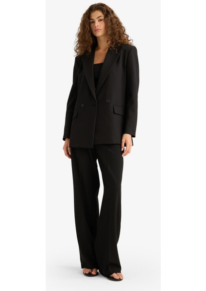 Straight Fit Fleto Cepli Normal Bel Standart Boy Pantolon F6214AX25AU modelleri