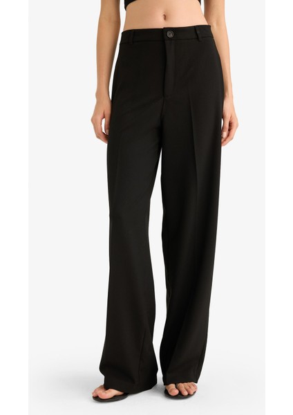 Straight Fit Fleto Cepli Normal Bel Standart Boy Pantolon F6214AX25AU indirimleri