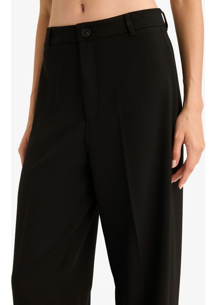 Straight Fit Fleto Cepli Normal Bel Standart Boy Pantolon F6214AX25AU