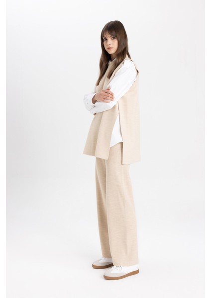 Triko Pantolon Straight Fit Geniş Bol Paça C2088AX24SP modelleri