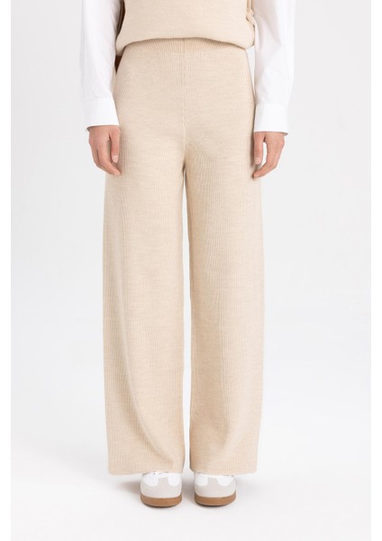 Triko Pantolon Straight Fit Geniş Bol Paça C2088AX24SP fırsatları