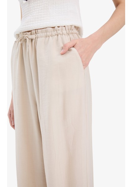 Wide Leg Çift Cepli Yüksek Esnek Belli Geniş Paça Pantolon E7434AX25SM indirimleri