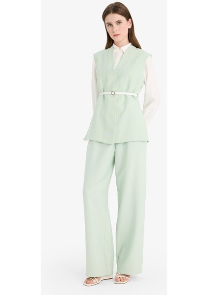Wide Leg Basic Düz Geniş Paça Pantolon E7979AX25SM fiyatları