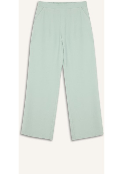 Wide Leg Basic Düz Geniş Paça Pantolon E7979AX25SM