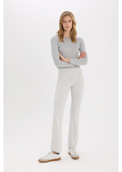 Coool Flare Fit Esnek Belli İspanyol Paça Ribana Pantolon E0628AX25SP fiyatları