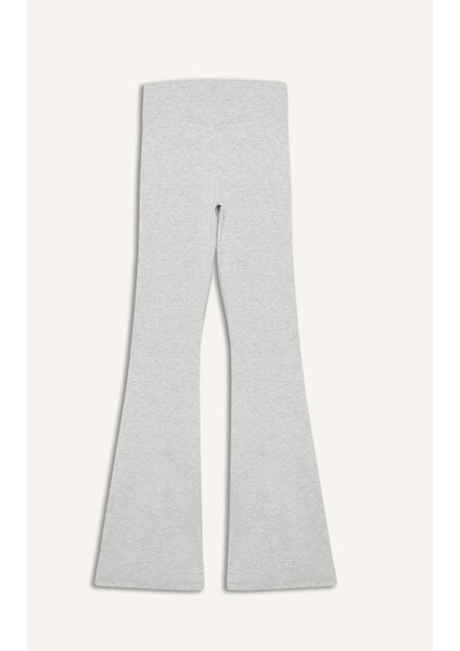 Coool Flare Fit Esnek Belli İspanyol Paça Ribana Pantolon E0628AX25SP
