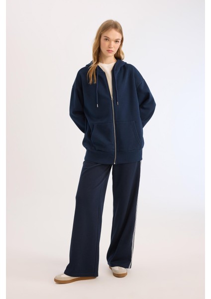 Coool Wide Leg Eşofman Altı Basic Düz Beli Lastikli Geniş Bol Paça E5374AX25SP modelleri