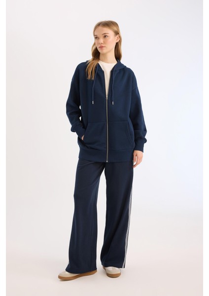 Coool Wide Leg Eşofman Altı Basic Düz Beli Lastikli Geniş Bol Paça E5374AX25SP fırsatları