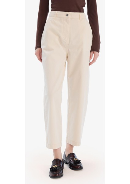 Carrot Fit Gabardin Pantolon Normal Bel E5963AX25SP modelleri