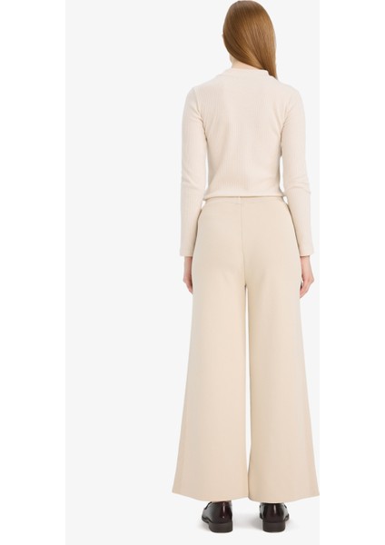 Wide Leg Geniş Bol Paça Triko Pantolon F1102AX25AU indirimleri