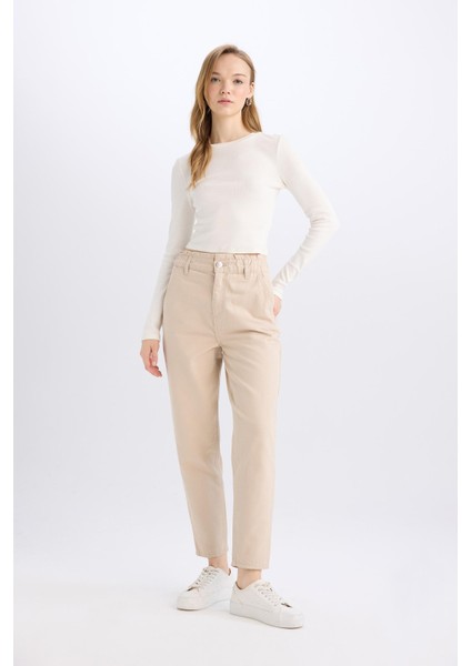 Paperbag Gabardin Kumaş Pantolon Standart Paça Cepli S2790AZ25SP modelleri