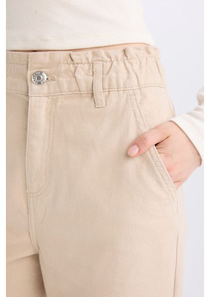 Paperbag Gabardin Kumaş Pantolon Standart Paça Cepli S2790AZ25SP indirimleri
