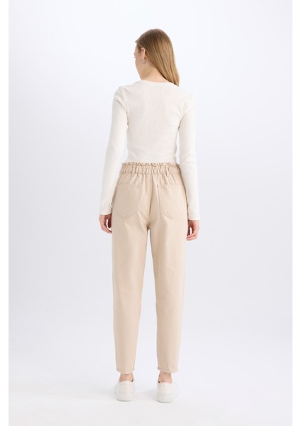 Paperbag Gabardin Kumaş Pantolon Standart Paça Cepli S2790AZ25SP