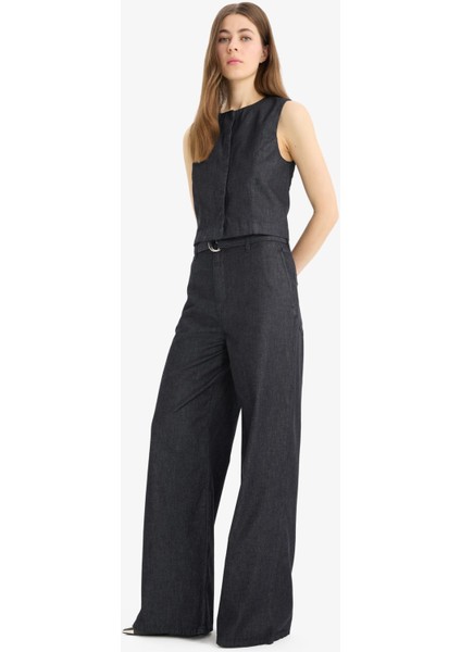 Wide Leg Yüksek Bel Geniş Paça Uzun Jean Pantolon E5794AX25SP modelleri