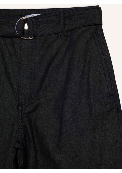 Wide Leg Yüksek Bel Geniş Paça Uzun Jean Pantolon E5794AX25SP