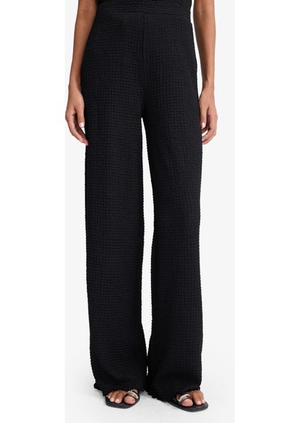 Wide Leg Geniş Bol Paça Bürümcük Pantolon modelleri