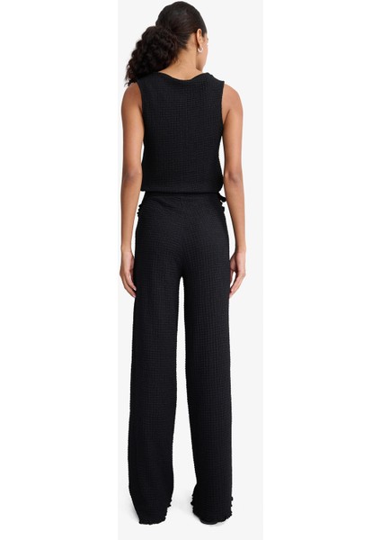 Wide Leg Geniş Bol Paça Bürümcük Pantolon fırsatları