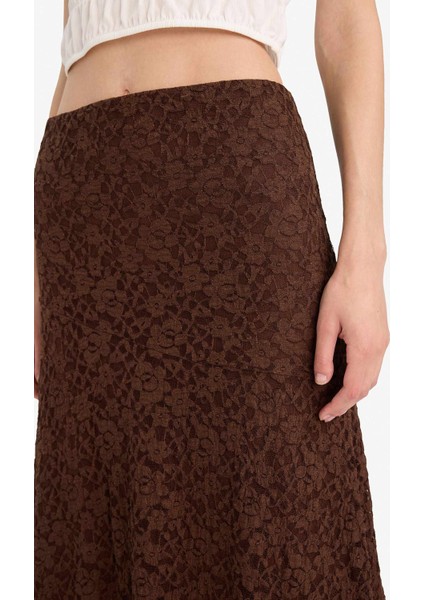 A Kesim Normal Bel Dantel Midi Etek E4812AX25SP indirimleri