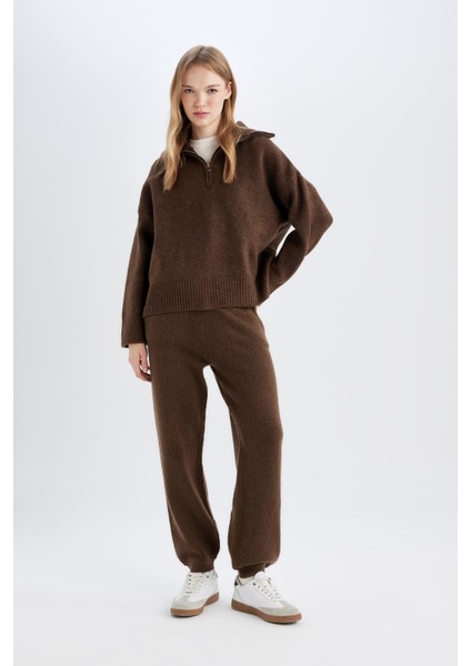 Coool Jogger Pantolon Triko Kumaş Cepli Beli Paçası Lastikli V4178AZ24CW modelleri