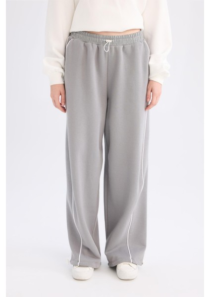 Coool Beli Lastikli Wide Leg Geniş Bol Paça Eşofman Altı E0163AX24WN fırsatları