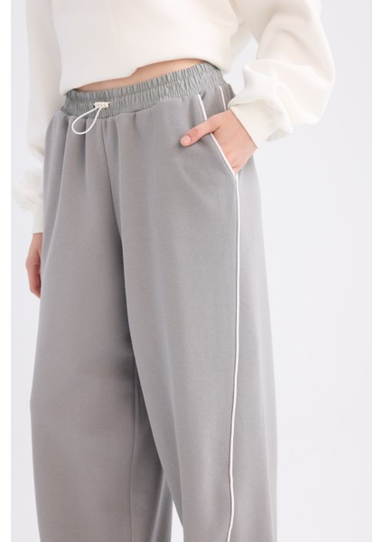 Coool Beli Lastikli Wide Leg Geniş Bol Paça Eşofman Altı E0163AX24WN indirimleri