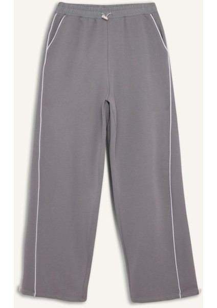 Coool Beli Lastikli Wide Leg Geniş Bol Paça Eşofman Altı E0163AX24WN