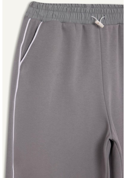 Coool Beli Lastikli Wide Leg Geniş Bol Paça Eşofman Altı E0163AX24WN