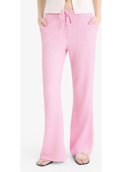 Coool Flare Fit Beli Lastikli Bürümcük Pantolon E9942AX25SM