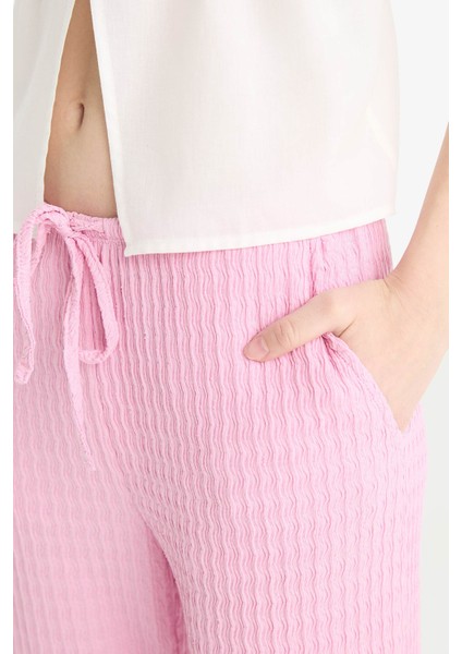 Coool Flare Fit Beli Lastikli Bürümcük Pantolon E9942AX25SM