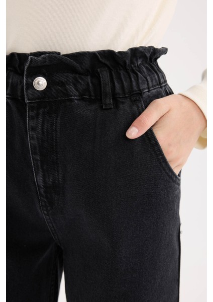 Paperbag Ekstra Yüksek Bel Bilek Boy Jean Pantolon E3171ax25sp indirimleri