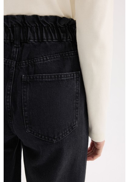 Paperbag Ekstra Yüksek Bel Bilek Boy Jean Pantolon E3171ax25sp