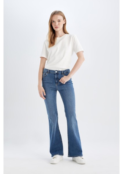Mia Normal Bel Uzun Jean Pantolon C7622AX24WN
