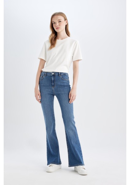 Mia Normal Bel Uzun Jean Pantolon C7622AX24WN modelleri