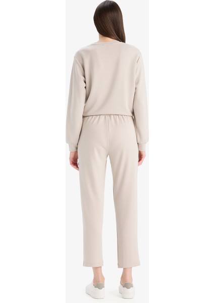 Regular Fit Esnek Belli Cepli Basic Düz Pantolon E1954AX25SP
