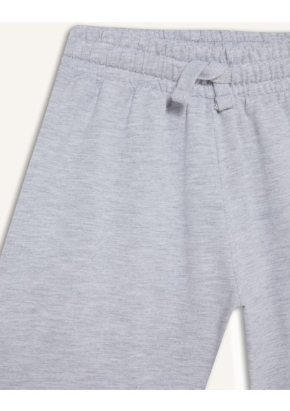Kız Çocuk Relax Fit Beli Lastikli Basic Düz Şort D9058A825HS