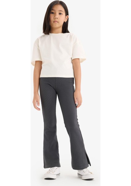 Kız Çocuk Fitilli Kaşkorse İspanyol Paça Uzun Boy Tayt D9651A825SM fiyatları