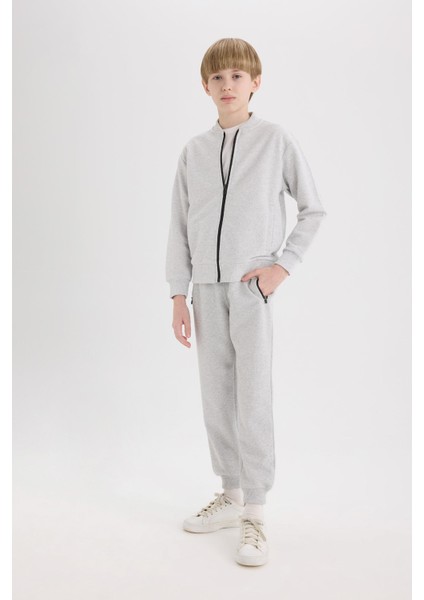 Erkek Çocuk Beli Paçası Lastikli Pike Basic Düz Eşofman Altı B5755A825SP fiyatları