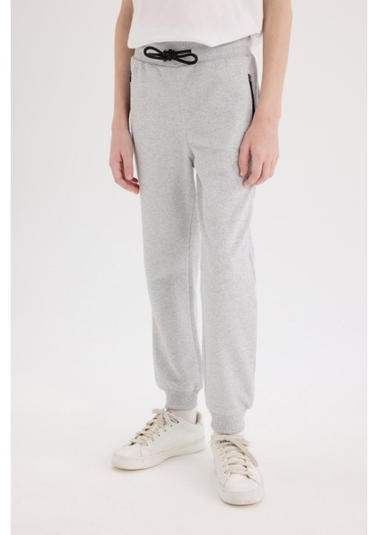 Erkek Çocuk Beli Paçası Lastikli Pike Basic Düz Eşofman Altı B5755A825SP fırsatları