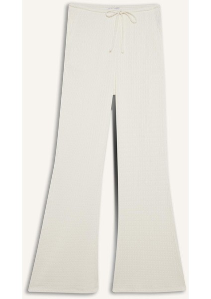 Coool Flare Fit Beli Lastikli Bürümcük Pantolon E9942AX25SM