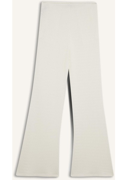 Coool Flare Fit Beli Lastikli Bürümcük Pantolon E9942AX25SM