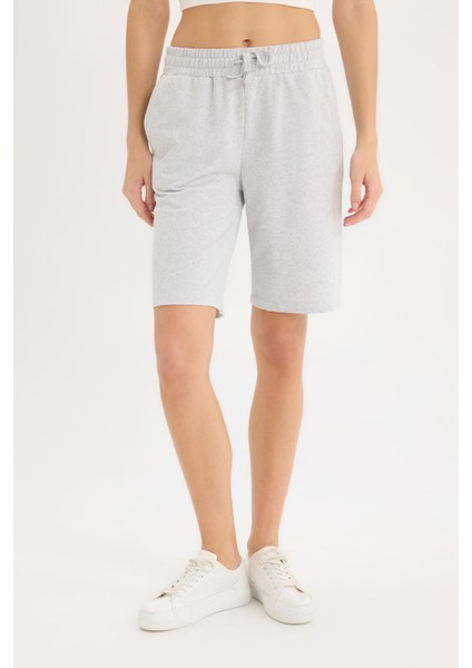 Regular Fit Normal Bel Düz Paça Bermuda Şort W9369AZ25SM fırsatları