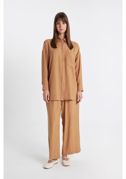 Geniş Paça Basic Düz Harem Pantolon C6483AX24SM fiyatları