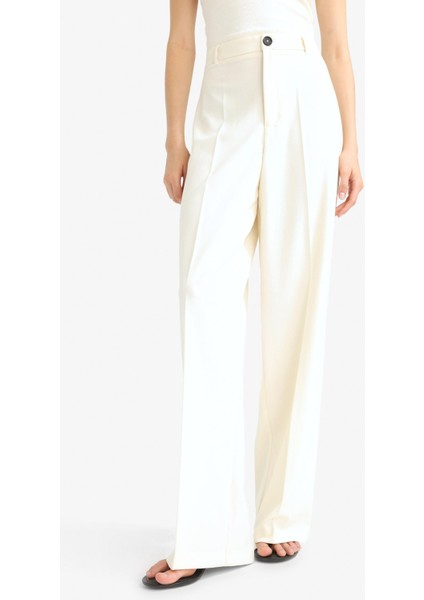 Straight Fit Fleto Cepli Normal Bel Standart Boy Pantolon F6214AX25AU indirimleri