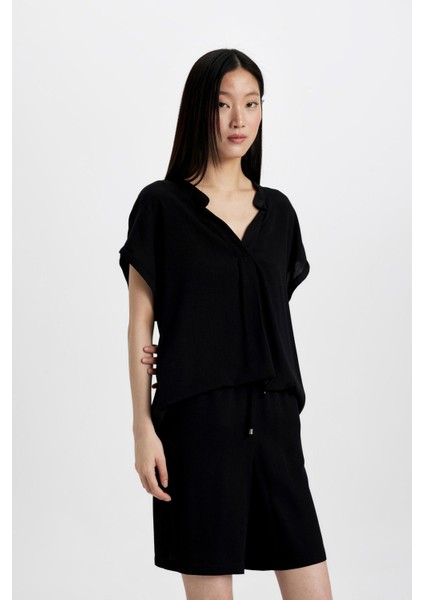 Yüksek Bel Kısa Paça Belmando Basic Düz Şort I6760AZ24HS fiyatları