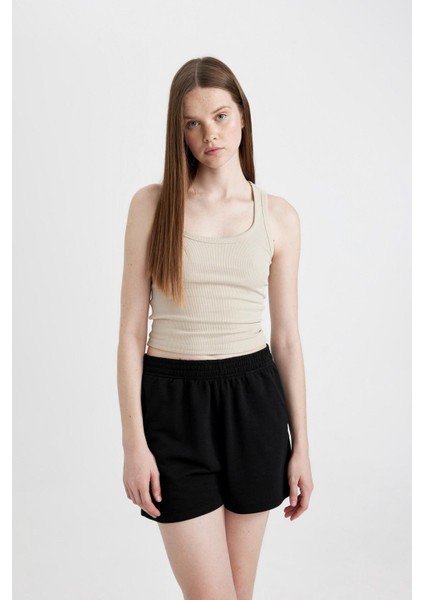 Beli Lastikli Cepli Düz Paça Şort U3357AZ24SM fırsatları