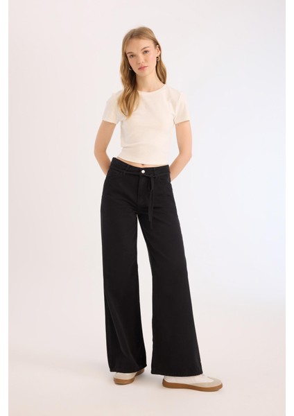 Coool Gabardin Pantolon Wide Leg Yüksek Bel Geniş Bol Paça E1794AX25SP modelleri