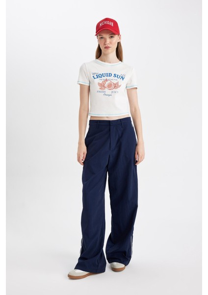 Coool Wide Leg Geniş Bol Paça Normal Bel Palazzo Pantolon Cepli Şerit Detaylı D4404AX24AU indirimleri